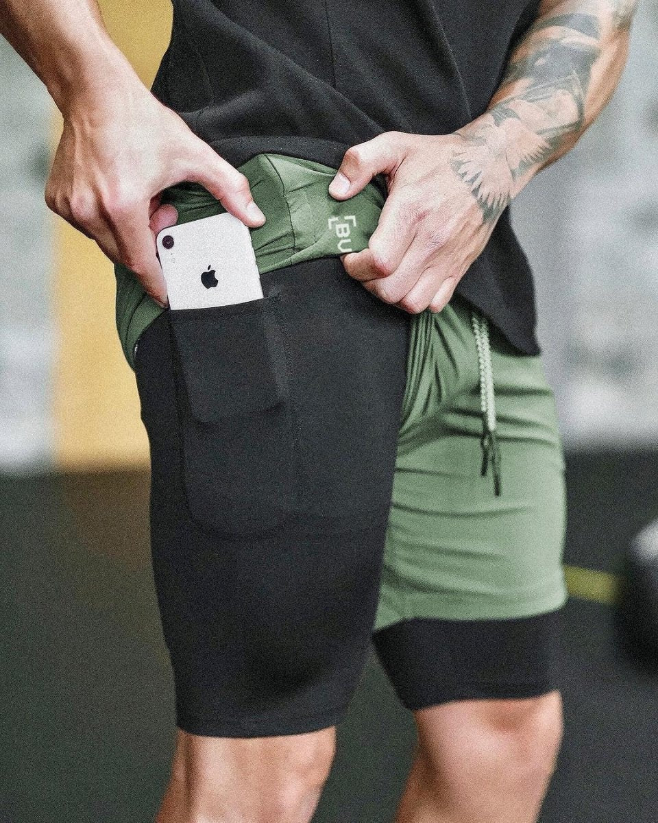 Pocket Compression Shorts - AmiraMart