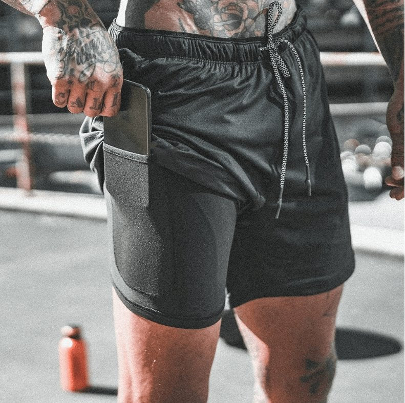 Pocket Compression Shorts - AmiraMart