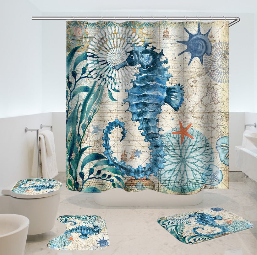 Polyester Waterproof Shower Curtain Partition Curtain - AmiraMart