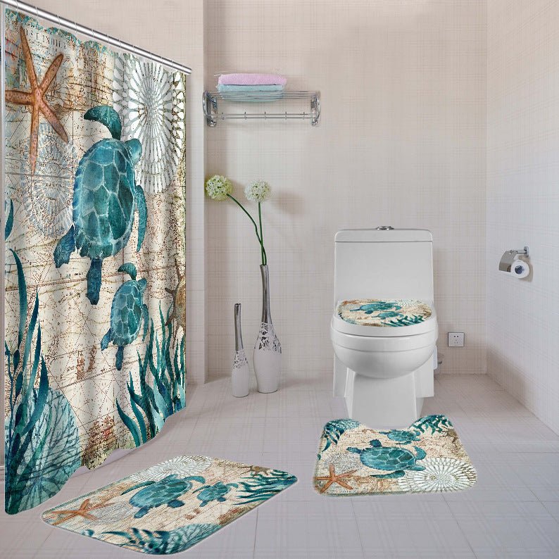 Polyester Waterproof Shower Curtain Partition Curtain - AmiraMart