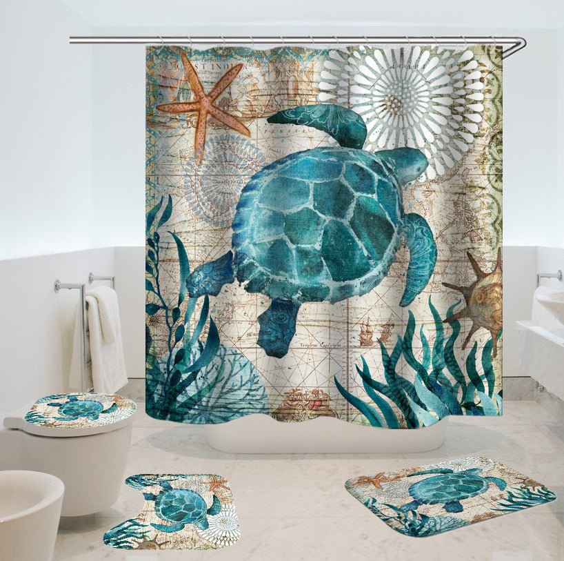 Polyester Waterproof Shower Curtain Partition Curtain - AmiraMart