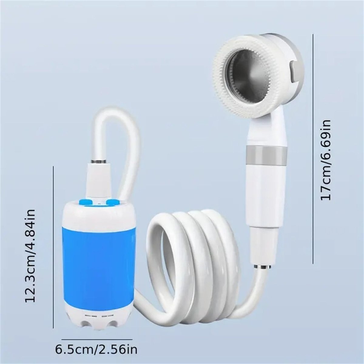 Portable Camping Shower - 5000mAh Rechargeable Electric Travel Shower - AmiraMart