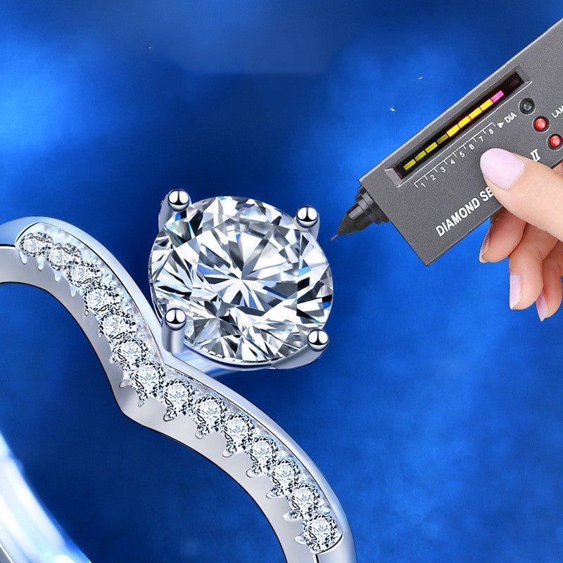 Princess Crown 1 Carat Moissanite Ring - AmiraMart