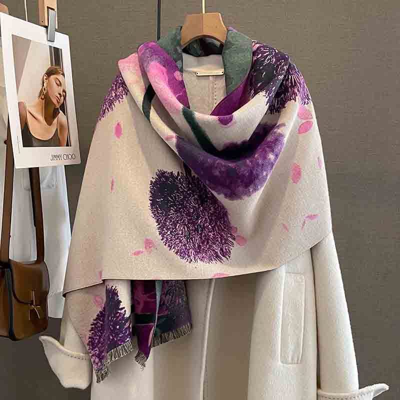 Women's Thick Windproof Shawl - AmiraMart