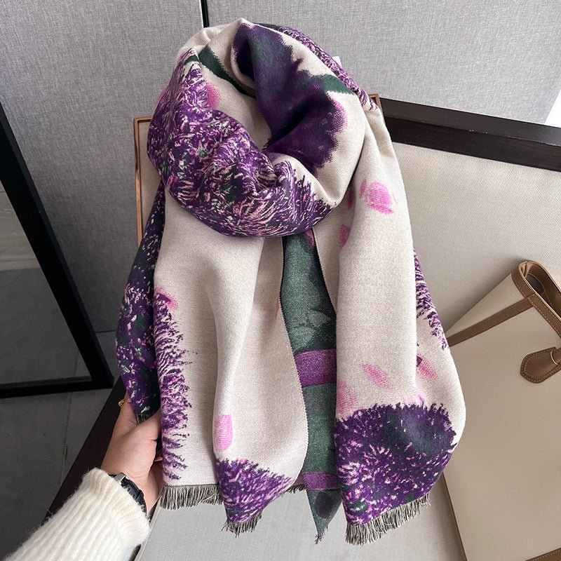 Women's Thick Windproof Shawl - AmiraMart
