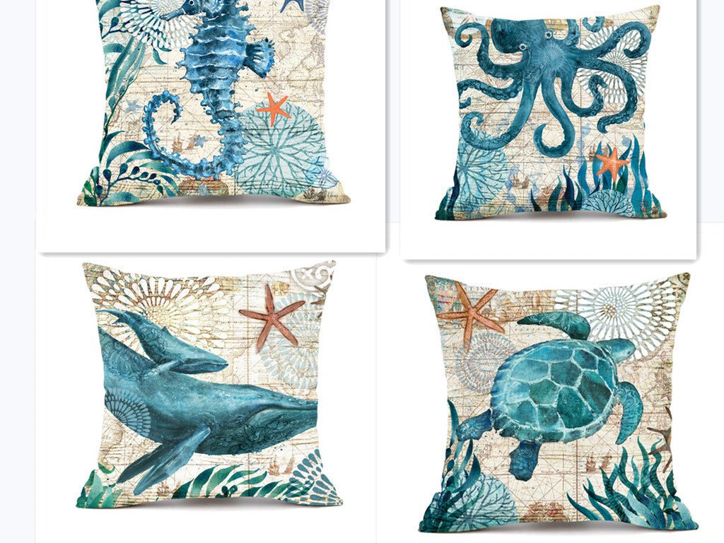Printed Throw Pillow Cases For Home Decor Sofa Chair Seat - AmiraMart