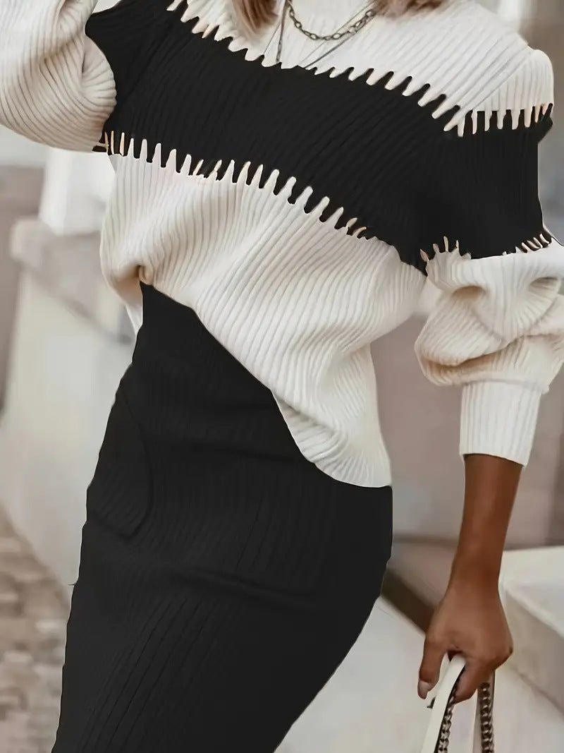 Pullover Sweater Set - AmiraMart