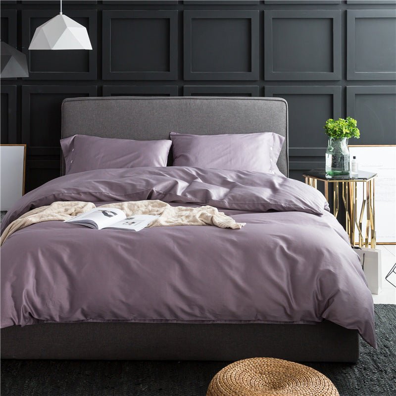 Pure color four - piece bedding - AmiraMart