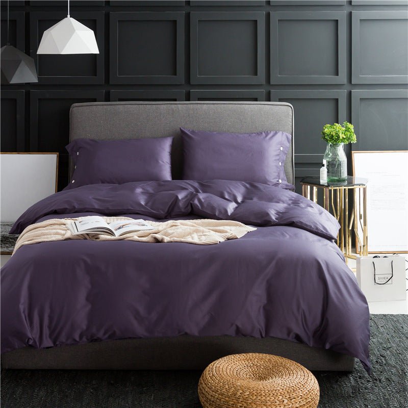 Pure color four - piece bedding - AmiraMart