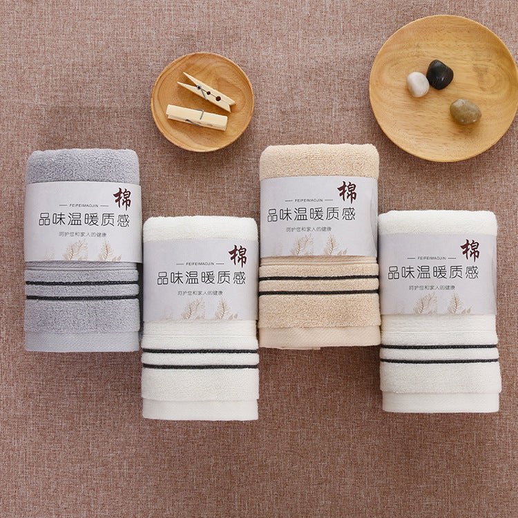 Pure Cotton 32 Strand Double Silk Absorbent Towel - AmiraMart
