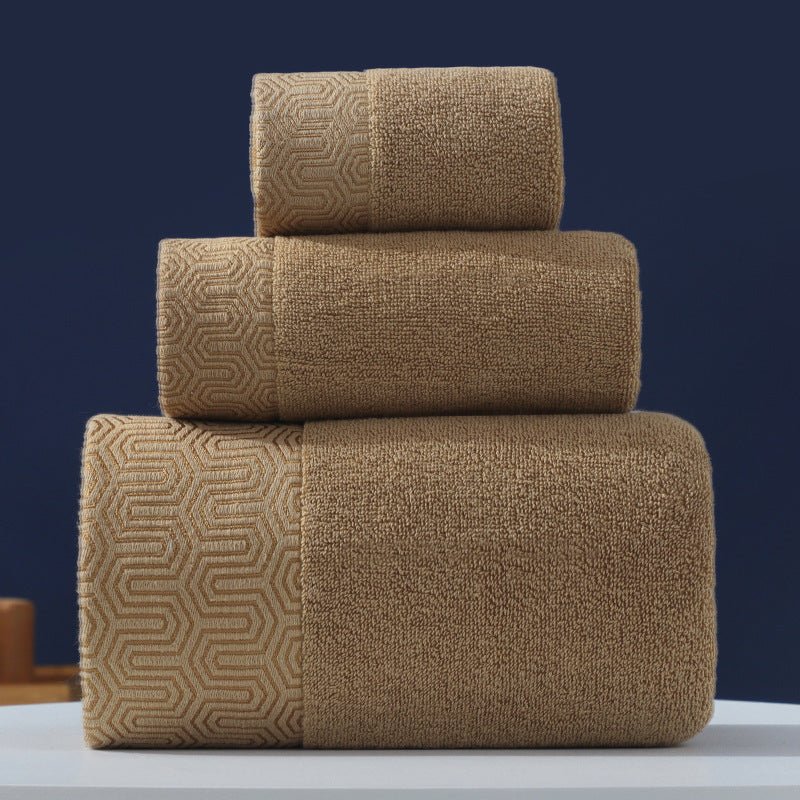 Pure Cotton Towels Three - piece With Hand Bath Towel Class - AmiraMart