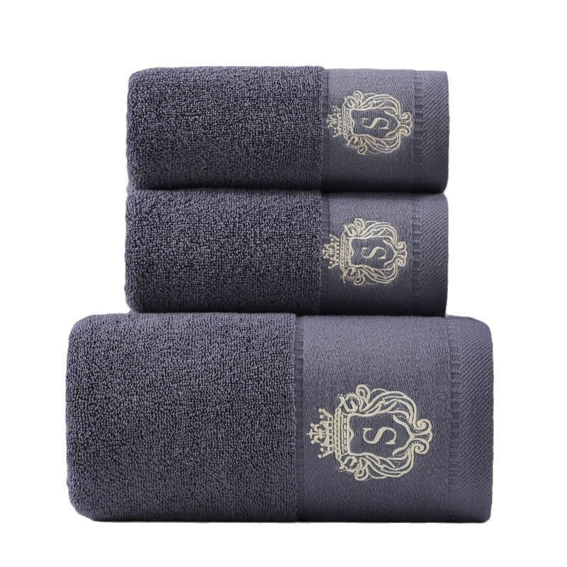 Pure Cotton Towels Three - piece With Hand Bath Towel Class - AmiraMart