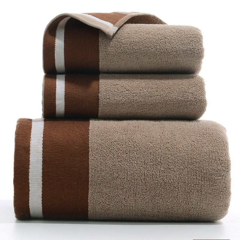 Pure Cotton Towels Three - piece With Hand Bath Towel Class - AmiraMart