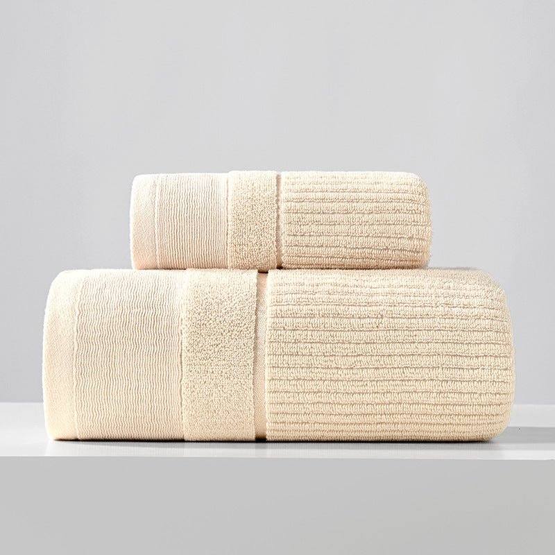 Pure Cotton Towels Three - piece With Hand Bath Towel Class - AmiraMart