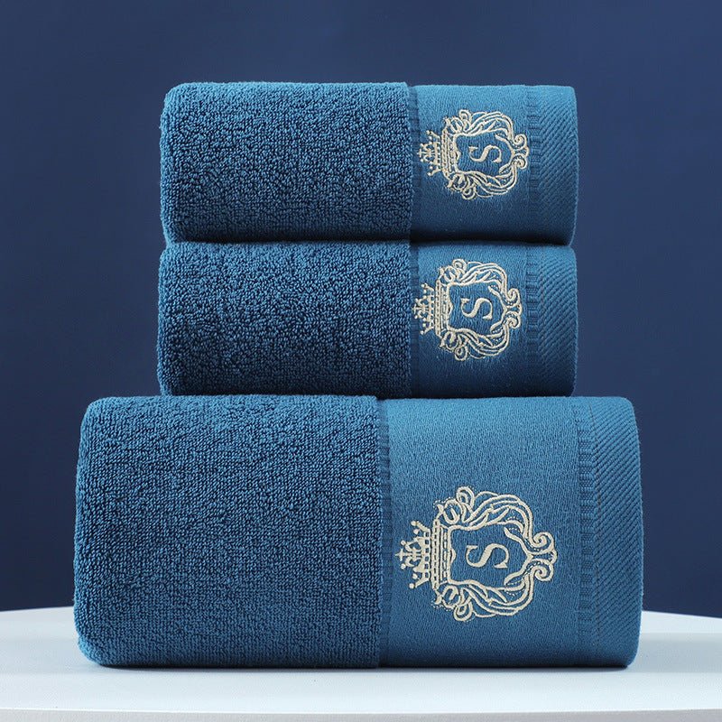 Pure Cotton Towels Three - piece With Hand Bath Towel Class - AmiraMart