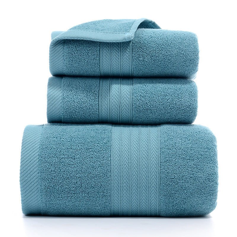Pure Cotton Towels Three - piece With Hand Bath Towel Class - AmiraMart