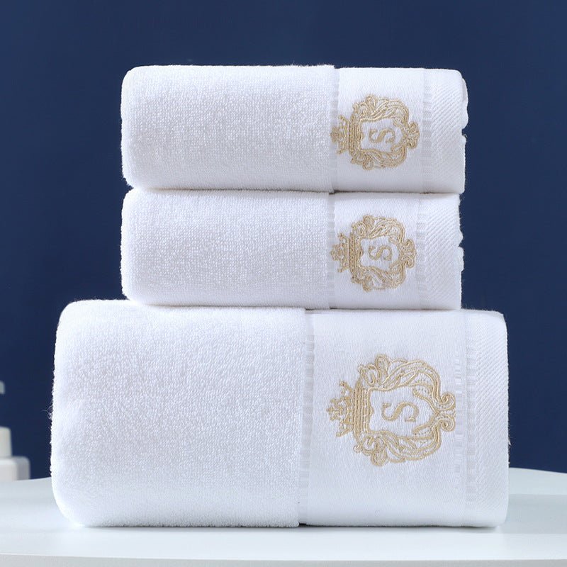 Pure Cotton Towels Three - piece With Hand Bath Towel Class - AmiraMart