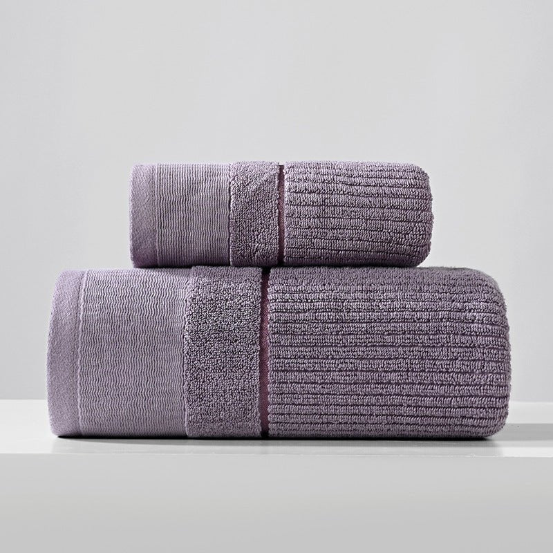 Pure Cotton Towels Three - piece With Hand Bath Towel Class - AmiraMart