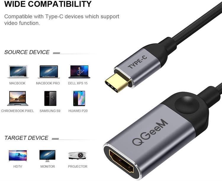 QGeeM 7 - in - 1 Type - C Hub – Multi - Port Adapter - AmiraMart