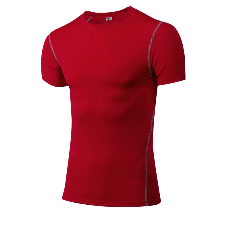 Quick - Dry Solid Color Tee - AmiraMart
