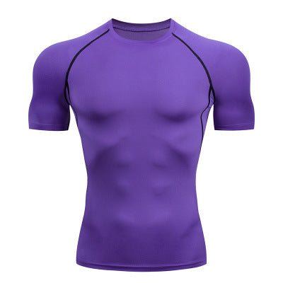 Quick - Dry Solid Color Tee - AmiraMart
