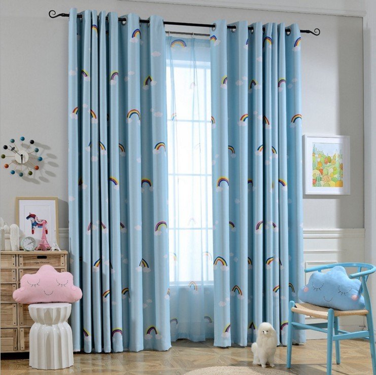 Rainbow Blackout Curtains - AmiraMart