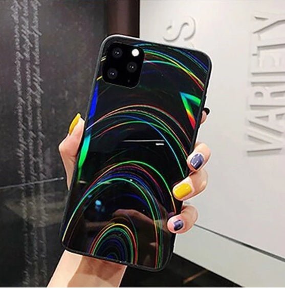 Rainbow Mirror Soft Case Phone Case - AmiraMart