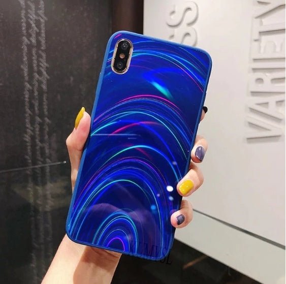 Rainbow Mirror Soft Case Phone Case - AmiraMart
