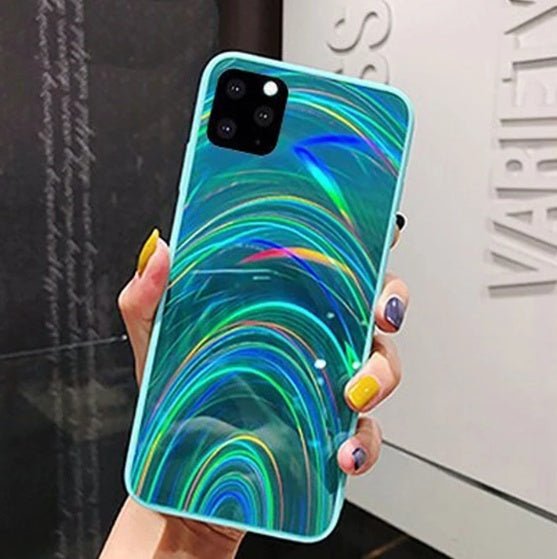 Rainbow Mirror Soft Case Phone Case - AmiraMart