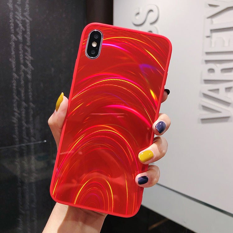 Rainbow Mirror Soft Case Phone Case - AmiraMart
