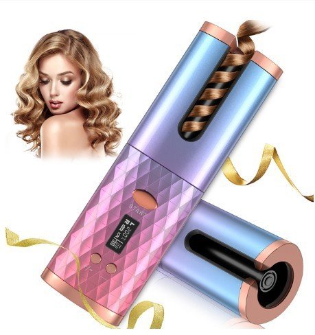 Rechargeable Automatic Hair Curler - AmiraMart