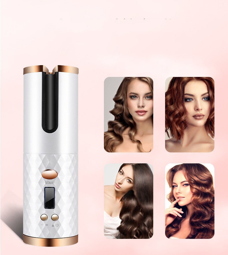 Rechargeable Automatic Hair Curler - AmiraMart