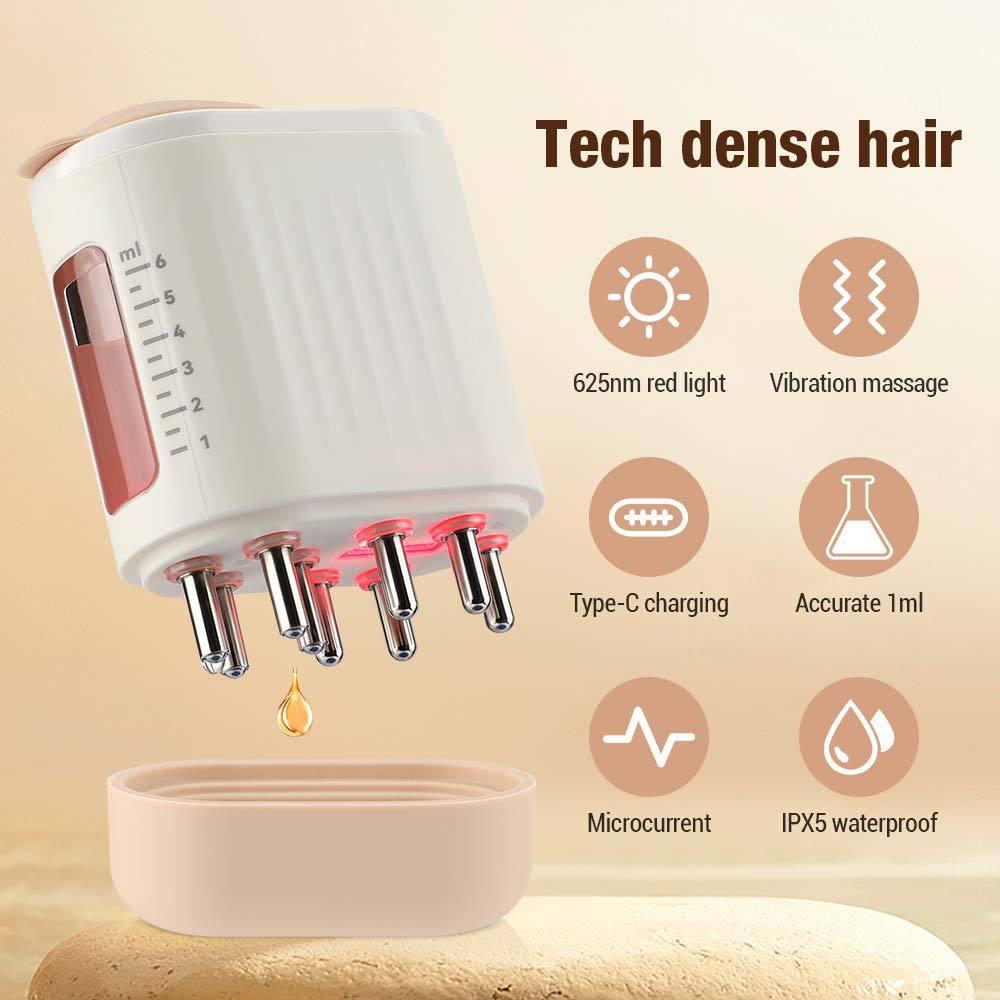 Red Light Vibration Massage Comb Scalp - AmiraMart