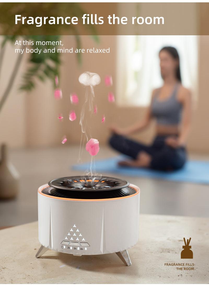 Remote Control Volcano Humidifier Diffuser - AmiraMart