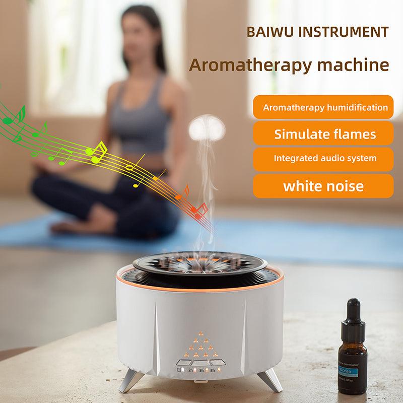 Remote Control Volcano Humidifier Diffuser - AmiraMart