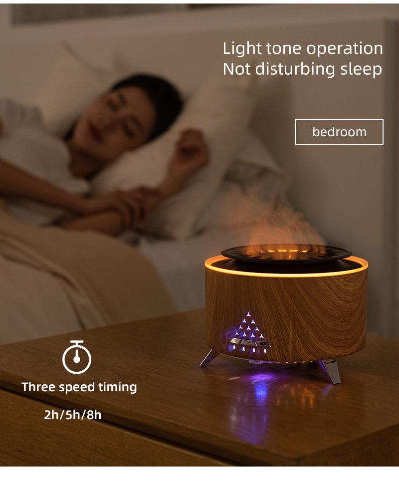 Remote Control Volcano Humidifier Diffuser - AmiraMart