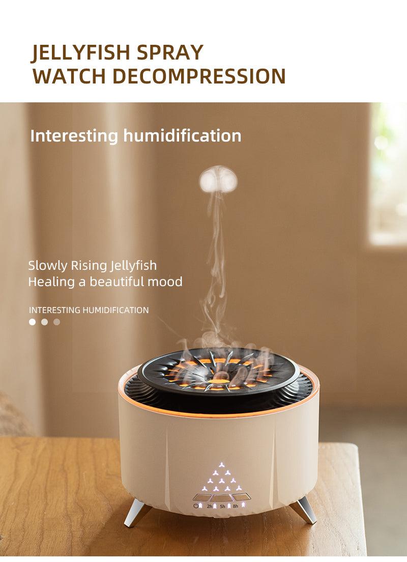 Remote Control Volcano Humidifier Diffuser - AmiraMart