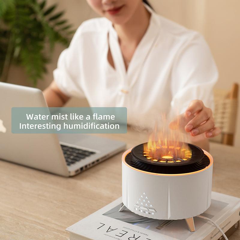 Remote Control Volcano Humidifier Diffuser - AmiraMart