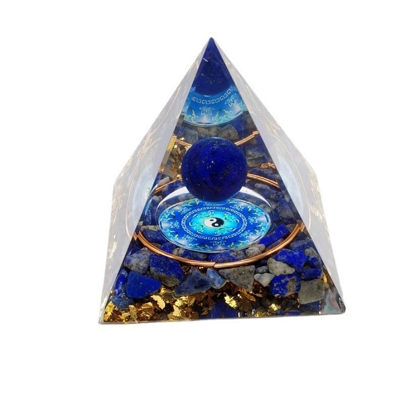 Resin Gossip Figure Pyramid Ornament - AmiraMart