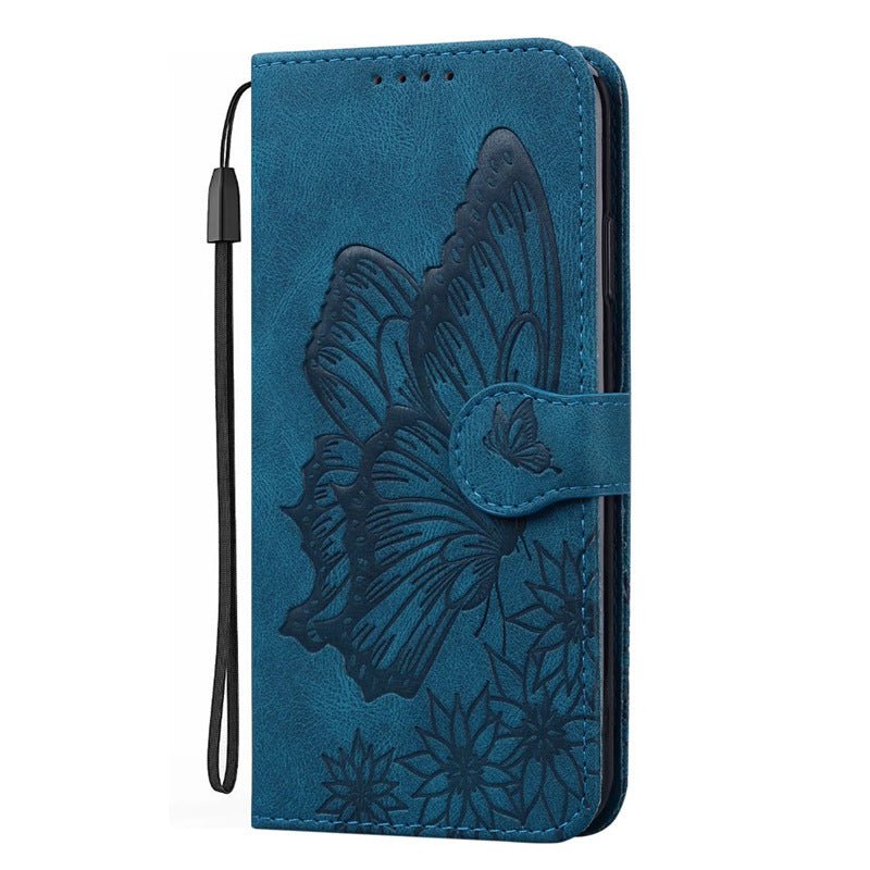 Retro Bowknot Embossed Leather Phone Case - AmiraMart