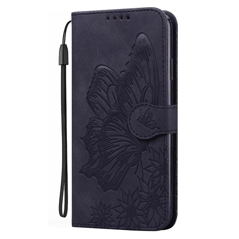 Retro Bowknot Embossed Leather Phone Case - AmiraMart
