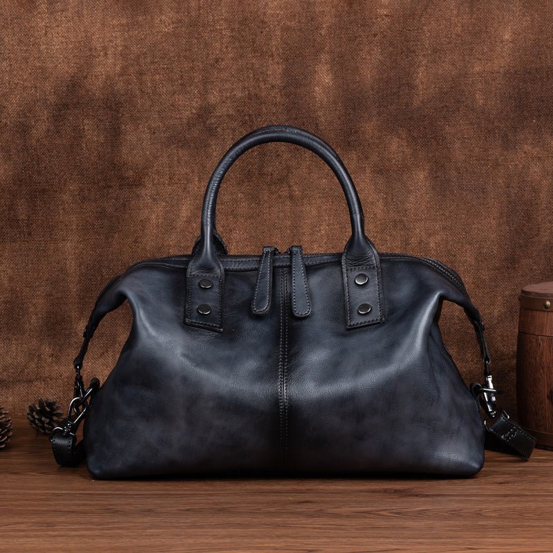 Retro Cowhide Ladies Handbag - AmiraMart