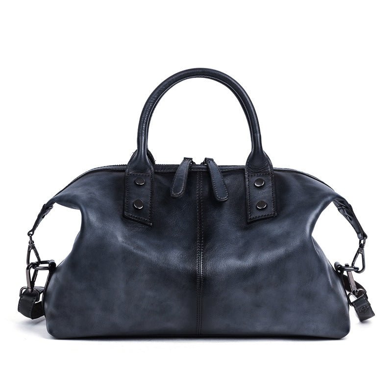 Retro Cowhide Ladies Handbag - AmiraMart