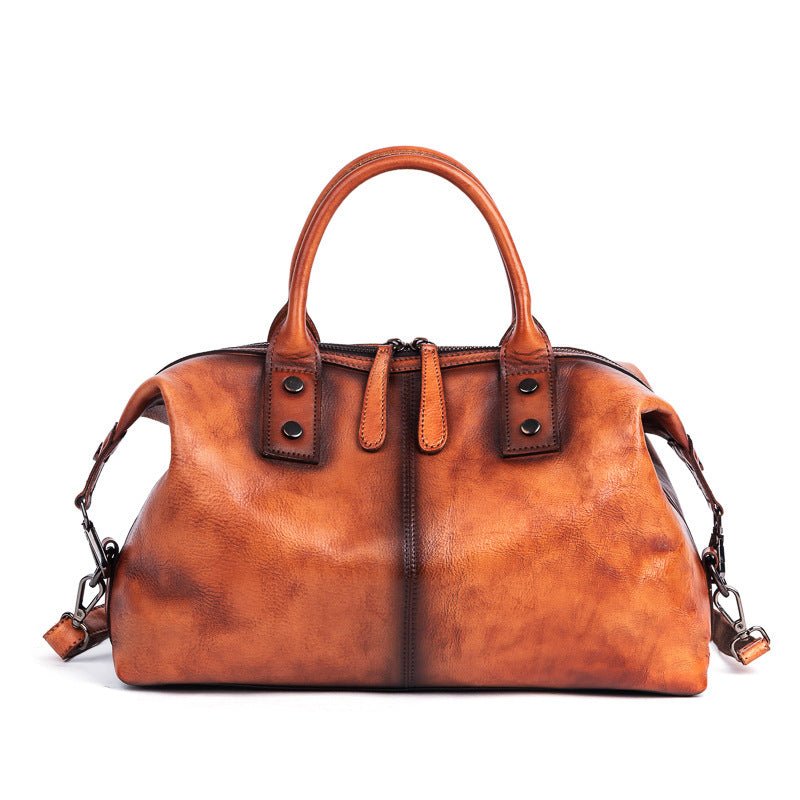 Retro Cowhide Ladies Handbag - AmiraMart