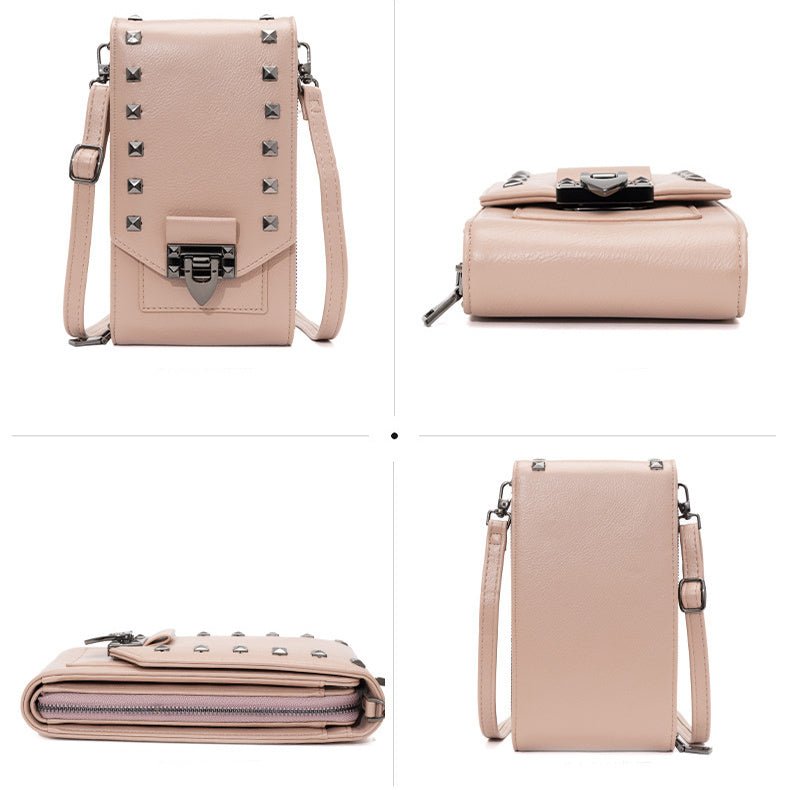 Rivet Design Shoulder Bags - AmiraMart