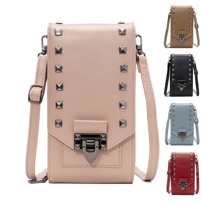 Rivet Design Shoulder Bags - AmiraMart