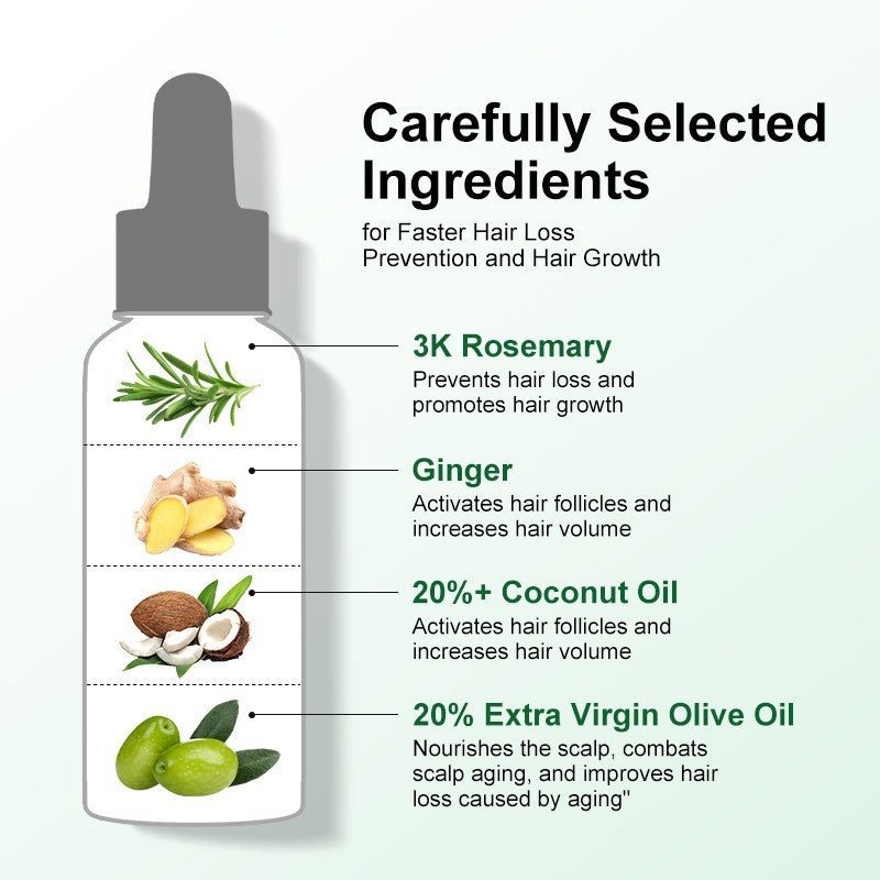 Rosemary & Ginger Hair Oil - AmiraMart