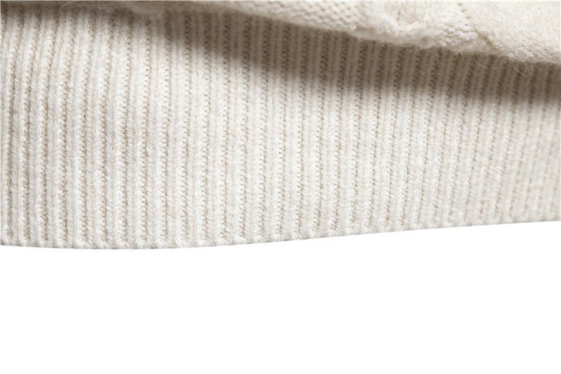 Round Neck Men's Knitwear Sweater - AmiraMart