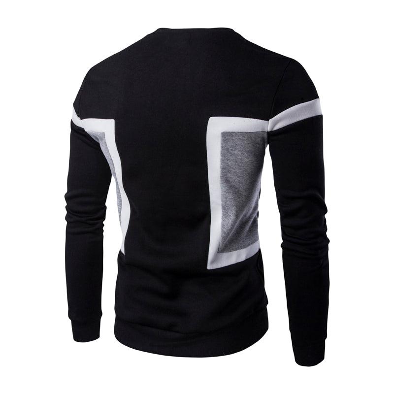 Round Neck Sweatshirt with Fleece - AmiraMart