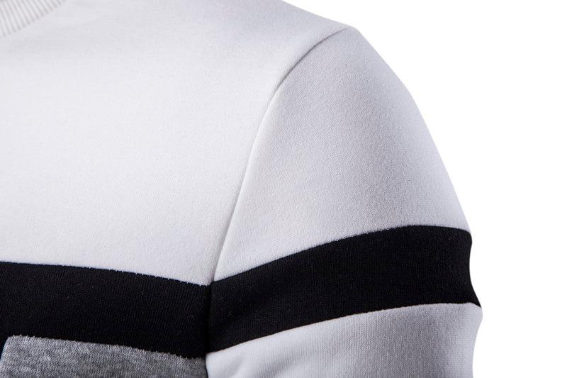 Round Neck Sweatshirt with Fleece - AmiraMart